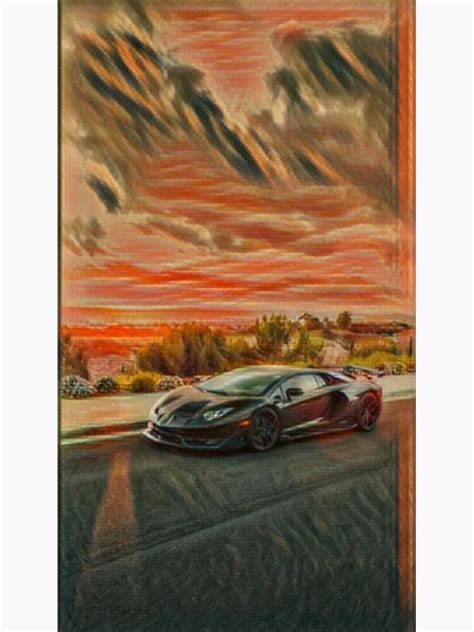 "Lamborghini Aventador SV" Sticker for Sale by OrangeCars | Redbubble