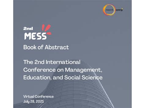 Book of Abstract 2nd International Conference on Management Education