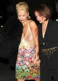 Rita Ora Takes Her Nude Tits Out On The Town