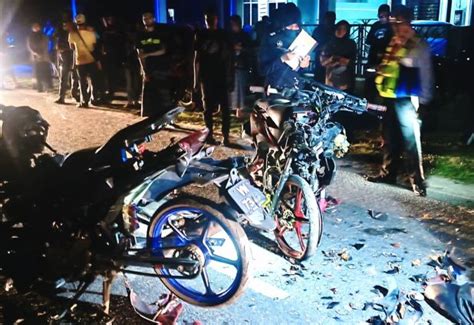 Dua Maut Motosikal Bertembung