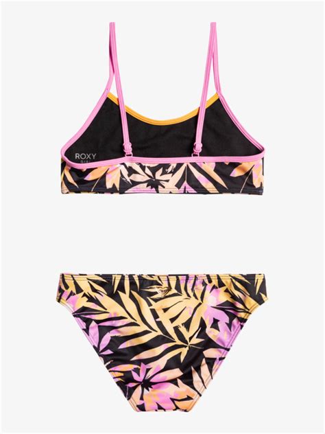 Active Joy Bralette Two Piece Bikini Set For Girls Roxy