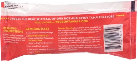 Tucson Tamale Hot Spicy Pork Tamale Oz Kroger