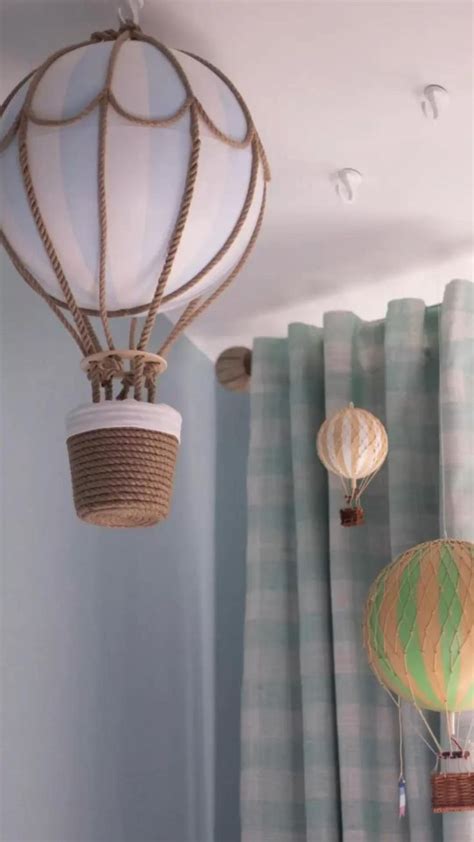Hot Air Balloons Nursery Neutral Decorations