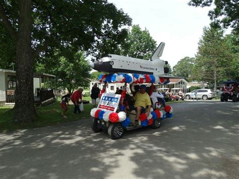 Fourth Of July Decorated Golf Cart Winner Patriotic We Decorated The