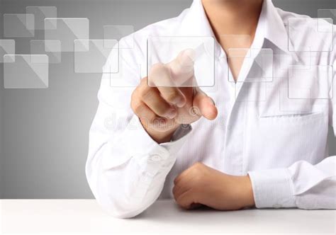 touchscreen button stock illustration illustration  icon