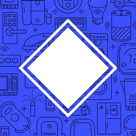 premium vector smart home poster template