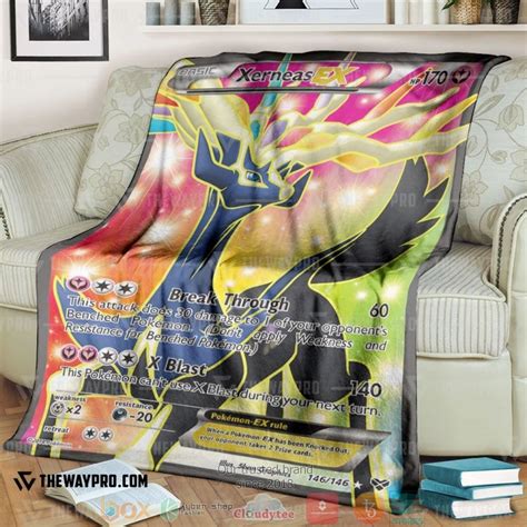 HOT Anime Pokemon Xerneas EX XY Blanket Express Your Unique Style