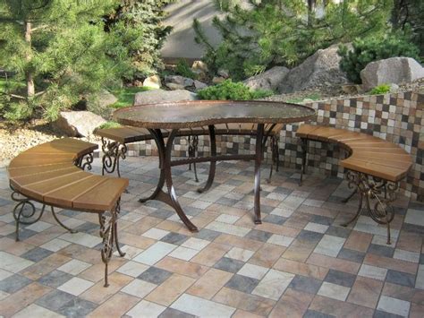 Кованый стол для дачи - Купить кованные столы и стулья на заказ в ...