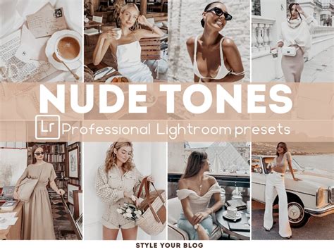 Nude Tones Presets Lightroom Mobile Desktop Latte Preset Beige Preset Neutral Preset