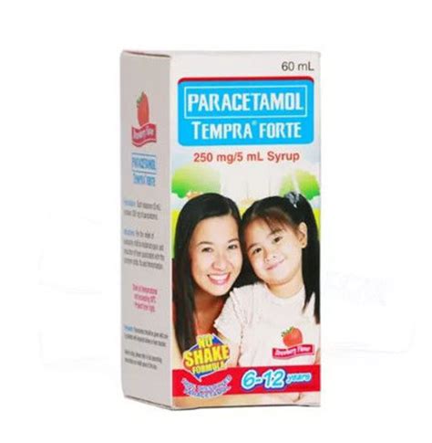 Zap It Tempra Forte 250mg 5ml Syrup Orange Paracetamol