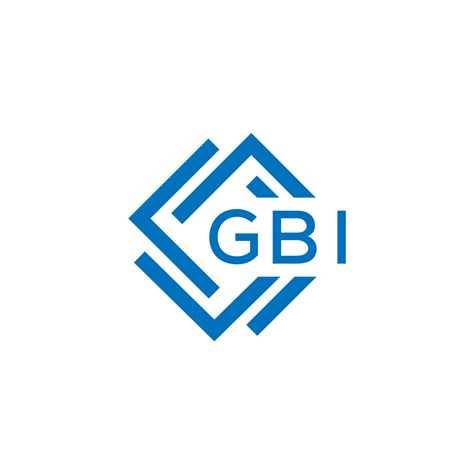 GBI letter logo design on white background. GBI creative circle letter ...