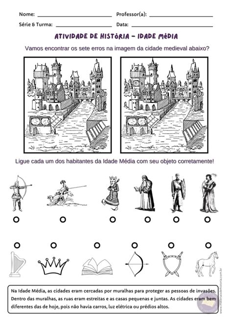 Feudalismo Atividades Adaptadas