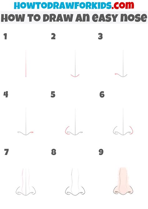 How To Draw A Female Nose