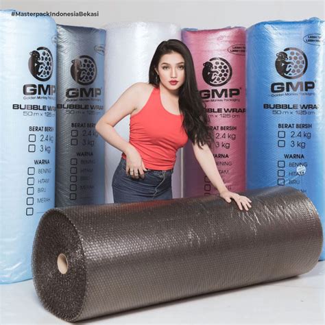 Jual Bubble Wrap Gmp Cm X Meter Bening Hitam Shopee Indonesia