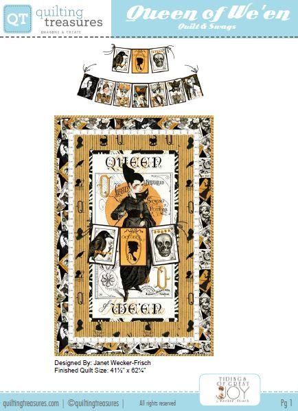 Queen Of Ween Free Pattern Halloween Quilts Quilt Kits Quilts