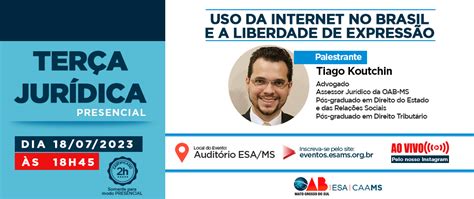 Uso da Internet no Brasil e a Liberdade de Expressão Uso da Internet