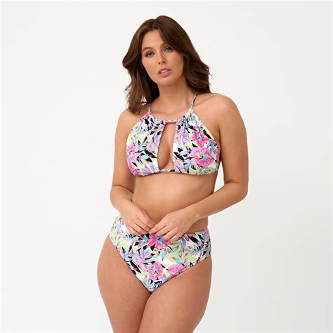 Be You High Neck Bikini Top Tropadellic Sportsdirect