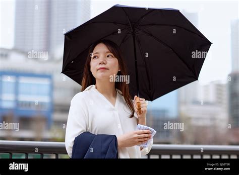 Sweat And Hot Japanese Woman Stock Photo Alamy