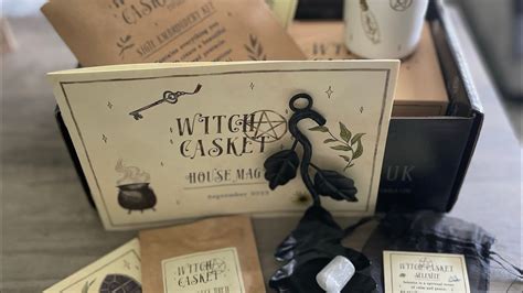 Witch Casket House Magic September Unboxing Youtube