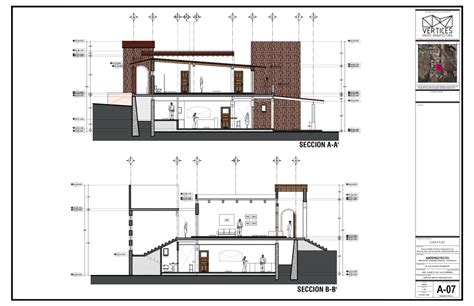 Foto Cortes Arquitectonicos 01 De Vertices Grupo Arquitectura 772492