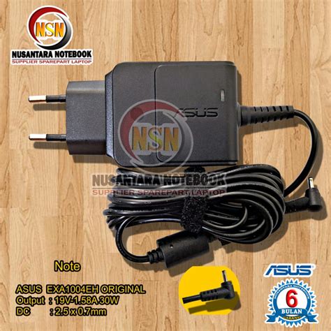 Jual Adaptor Charger Original Asus 19v 1 58a Jack Kecil Nokia