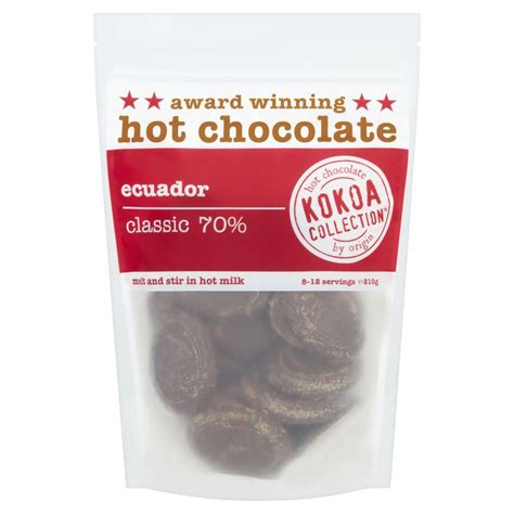 Two Bags Of Single Origin Hot Chocolate Ecuador By Kokoa Collection