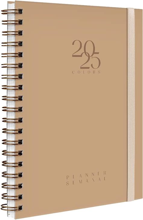 Agenda Planner Semanal Plus Solid Colors Nude Amazon Br