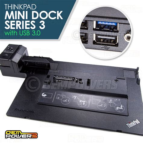 Lenovo Thinkpad Mini Docking Station Series 3 USB 3.0 T410 L420 L520 ...