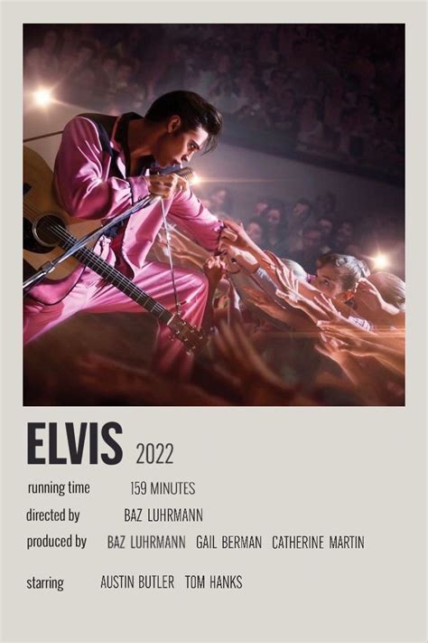 Elvis Movie Poster 2022 In 2022 Elvis Movies Iconic Movie Posters