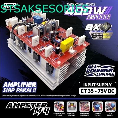 Kit Power Herk AMPSTER M 4 400 Watt Lazada Indonesia