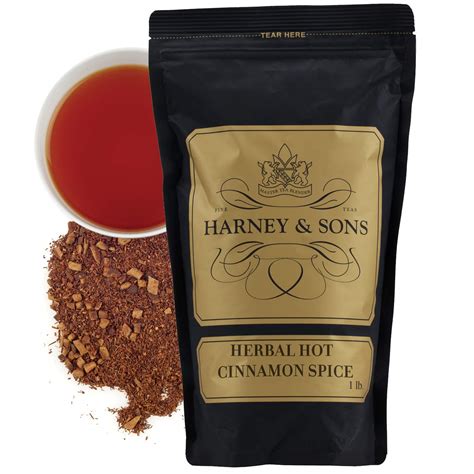 Amazon Harney Sons Herbal Hot Cinnamon Spice Oz Loose Leaf Tea Grocery Gourmet Food