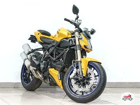 Купить б у Ducati Streetfighter инжектор 6 передач в Москве жёлтый naked bike 2013 года на Авто