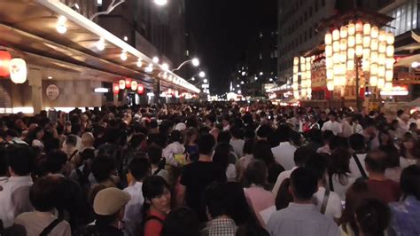 京都・祇園祭 前祭 宵山の街の様子 2014年 Yoiyama Of Gion Festival In Kyoto Youtube