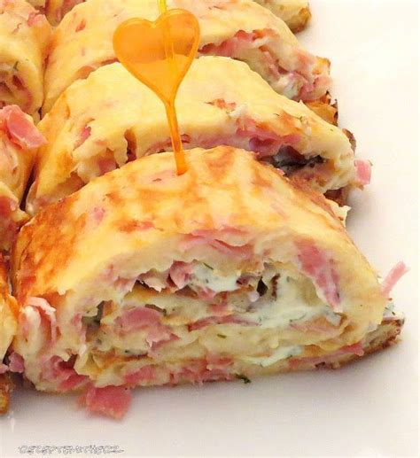 rezepte mit herz herzhafte pfannkuchenrolle rezepte fingerfood