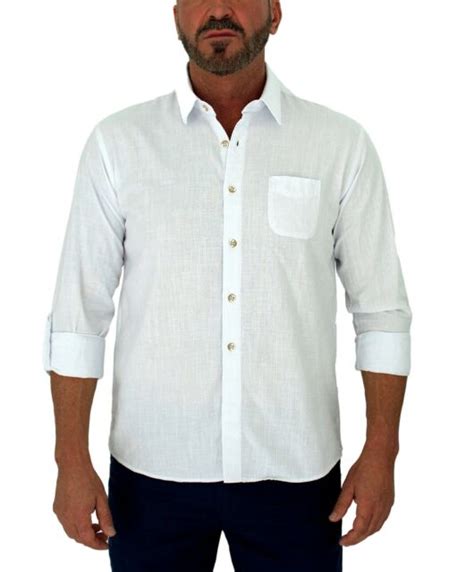 Short Fin Mens Long Sleeve Shirt Slim Fit No Tuck 100 Cotton C9001 Ebay