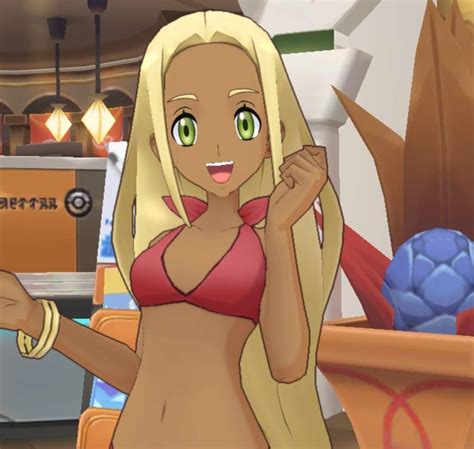 Pok Mon Bikini Girl Female Swimmer Trainers Anime Amino