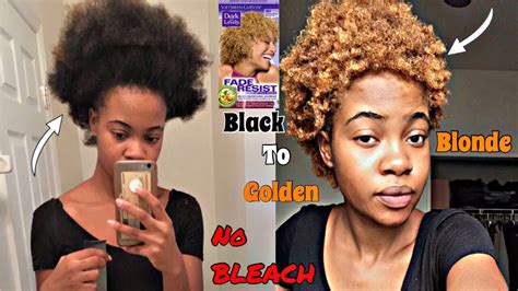 Dyeing My Natural 4c Hairgolden Blondeno Bleachis It A Fail Or Is