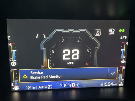 service brake pad monitor 4