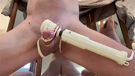 Tied Up Naked Man Slave Continuous Vibrator Cock Torture Gay
