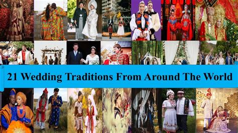 21 Wedding Traditions From Around The World YouTube