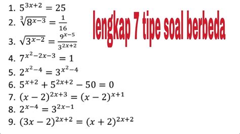 Soal Soal Eksponen Kelas Homecare