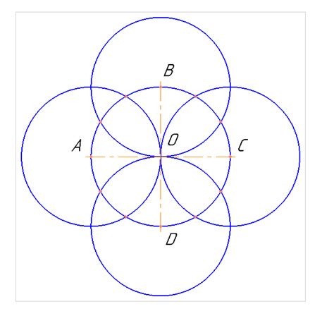 Как разделить круг на 12 частей?
