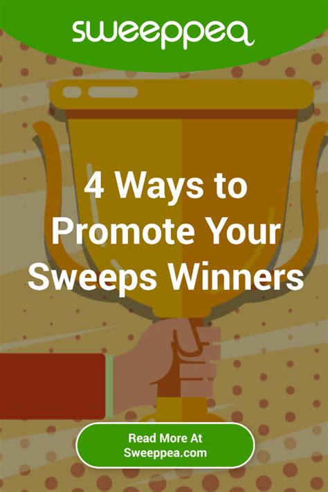 ways  promote  sweeps winners sweeppea blog