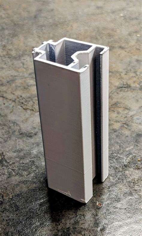 Stl File Sliding Patio Door Stopper Holder Replacement 🚪 ・3d Printing