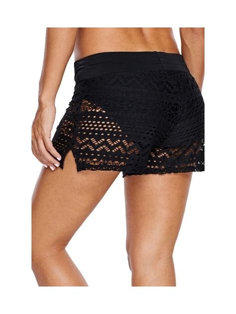 Angelsin Siyah Dantel Deniz Ortu Birle Ik Bikini Alt Fiyat