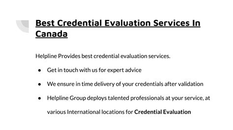 Ppt Credential Evaluation Services In Canada Powerpoint Presentation