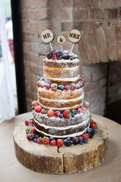 Naked Wedding Cake Ideas