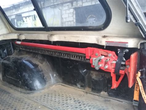 Крепление домкрата хайджек в L200 — Mitsubishi L200 (4G), 2,5 л, 2008 ...