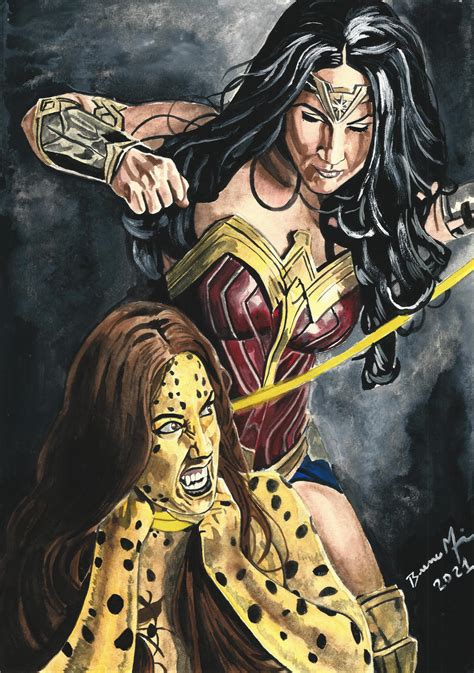 Wonder Woman Vs Cheetah E-BAY AUCTION NOW !!!! by BrenoMoreira on ...