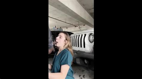 Blonde Gets BBC In Public